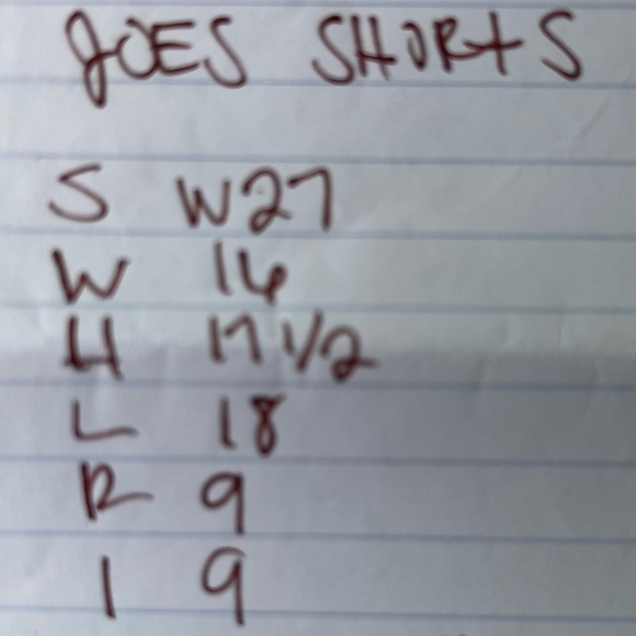 Joes Canna Bermuda denim shorts. Dark wash with slight whiskering size 27. - Picture 8 of 8